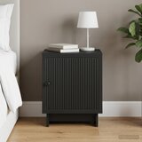  Noćni ormar Crna 43 x 34,5 x 50 cm Konstruirano drvo | Eponuda.com