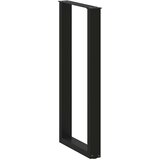  Noge za barski stol U-oblika 2 kom Crne 50 x (100-101) cm Čelik | shoptok.hr