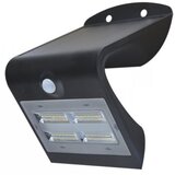  Solarna zunanja stenska svetilka s senzorjem (3,2 W, 450 lm, 3.000 K, IP65, d 14 x š 21 x v 11 vm, črna) Cene