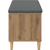  Haldna klop z blazino z vrati Umetni hrast 100 x 38 x 46 cm, (5000155671) | Shoptok.si