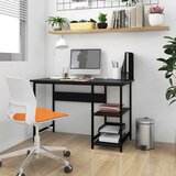  Stol za računalo crni 105 x 50 x 72 cm od MDF-a i metala | shoptok.hr