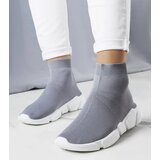 Gemre Gray high-top sneakers William Cene