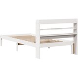  Okvir kreveta bez madraca bijeli 90 x 200 cm masivna borovina | shoptok.hr