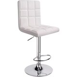  Barska stolica PU bijela 42x55,5x119 cm | shoptok.hr