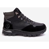 Boto Men's Trekking Shoes Lace-up Boots Black Salomene | Shoptok.si