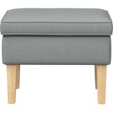  Stolica za noge Svjetlosiva 55 x 35 x 41 cm Tkanina | shoptok.hr
