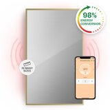 Klarstein La Palma 1000 smart ohrievač 2 v 1 Infračervený konvektor 120x60cm 1000W zrkadlová predná časť | shoptok.hr