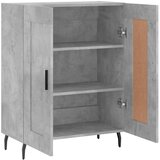  Komoda siva boja betona 69,5x34x90 cm od konstruiranog drva | shoptok.hr