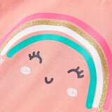  Dječja majica svijetlo koraljne boje 128 | shoptok.hr