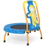 Costway Trampolin z ročajem za otroke Otroški trampolin »vesolje«, (5000356037) Cene