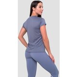 GymBeam Ženska majica Mesh Essence Denim Blue