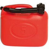 Madras doo Beograd Kanister za gorivo 5L, sa levkom, plastični CRVENI | ePonuda.com