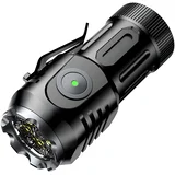Mini LED baterija s magnetom - crna