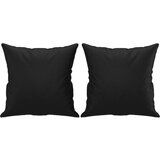  Dvosjed s ukrasnim jastucima boja crna 140 cm umjetna koža | shoptok.hr