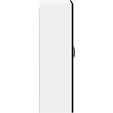 vidaXL Stenska kuhinjska omarica Črna 60 x 31 x 100 cm Konstruiran les | Shoptok.si
