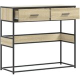  Konzolni stol boja hrasta sonome 90x35x80 cm konstruirano drvo Smeđa | Shoptok.si