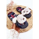 Boto Children's slippers with thick sole and gray bear Dasca | Eponuda.ba