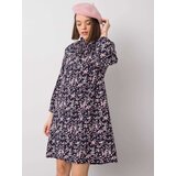 RUE PARIS Dress-WN-SK-R819-1.17-navy blue | shoptok.hr