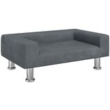 Maison Chic Otroški kavč - Otroški divan - Otroški sedež temno siv 70x45x26,5 cm žamet, (21729577) Cene