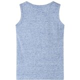  Dječja majica bez rukava plava prošarana 140 | shoptok.hr
