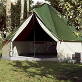 vidaXL Družinski šotor tipi za 10 oseb zelen vodoodporen Cene