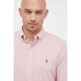 Polo Ralph Lauren Bombažna srajca moška, roza barva | Shoptok.si