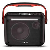 Akai karaoke 30W, FM, BT, TWS, LED, bež. mik, daljinski, baterija, crni ABTS-K5, (4905192533793) | shoptok.hr