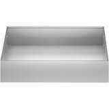  Vrtna saksija Srebrna 100 x 100 x 20 cm Pocinčani čelik | shoptok.hr