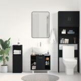  Kupaonski ormar Crni hrast 60 x 32 x 54 cm Konstruirano drvo | shoptok.hr