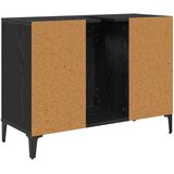 Ormarić za umivaonik s policom Crni hrast 80 x 33 x 60 cm | shoptok.hr