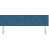  LED glava kreveta s LED trakama Plava 180 cm Baršun | shoptok.hr