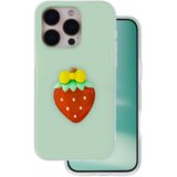 Onasi Tutti Frutti 2v1 silikonski ovitek za iPhone 15 Pro - zelen | Shoptok.si