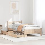 vidaXL Okvir kreveta bez madraca 100x200 cm konstruirano drvo | shoptok.hr