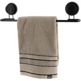 Tendance držač ručnika na vakum, aluminij, crni | Eponuda.ba