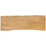 Stolna ploča 120x40x2,5cm od masivnog drva manga sa živim rubom | shoptok.hr