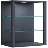 MID.YOU VISEČA VITRINA, antracit | Shoptok.si