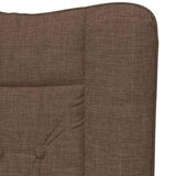  Fotelja Smeđa 63 x 67 x 94 cm Tkanina i šperploča | shoptok.hr