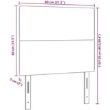  Naslon za glavu - Jednostavni dizajn - Krem 80 cm - Kord | shoptok.hr