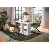 MID.YOU Raztegljiva Miza Marlon, Bela, 150-190x90cm | Shoptok.si