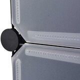  Modularni ormarić s 14 pretinaca crno-bijeli 37x146x180,5 cm | shoptok.hr