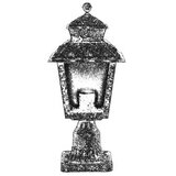 Opviq Vanjska zidna lampa BSU-68213-BKR-K, 38 cm, IP65, E27, Smeđa | Eponuda.ba