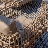  Dvosed Ariki Jeklo Ratan sintetični ratan 161 x 84 x 67 cm | Shoptok.si