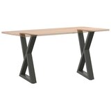  Noge za blagovaonski stol 2 kom. antracit 50 x (72-73,3) cm čelik | Eponuda.ba