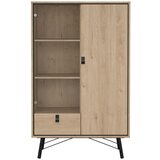 Tvilum Vitrina u dekoru hrasta u prirodnoj boji 102x162x40 cm Ry – | shoptok.hr
