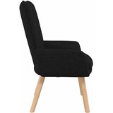  Fotelja Crna 63 x 67 x 94 cm Tkanina i šperploča | shoptok.hr
