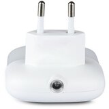 LED noćno svetlo sa senzorom sumraka za utičnicu, 2x USB, 0,45 W, 230 V, 3000 K | Eponuda.com