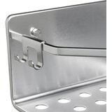 Tatay zidna kutna polica Serenity 20x20x12 cm aluminij srebrna | shoptok.hr