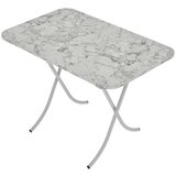 alesta AL10030CM STO VIŠENAMENSKI SKLOPIVI TEKSTURA CRNI MERMER 70X100CM Cene