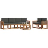  Set vanjskih sofa 7 kom. Prirodna i antracit | shoptok.hr