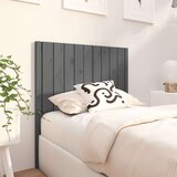  Uzglavlje za krevet sivo 95 5 x 4 x 100 cm od masivne borovine | shoptok.hr